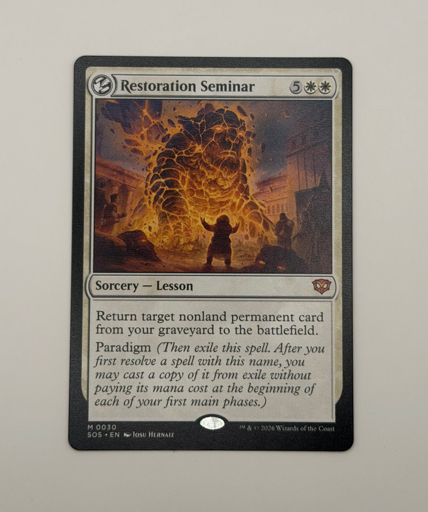 Restoration Seminar
