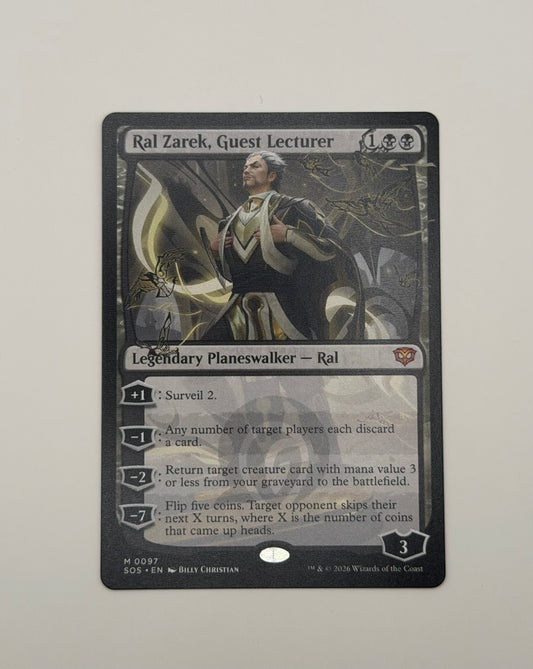 Ral Zarek, Guest Lecturer